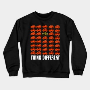 Think Different - Vintage Retro Biking T-Shirt Crewneck Sweatshirt